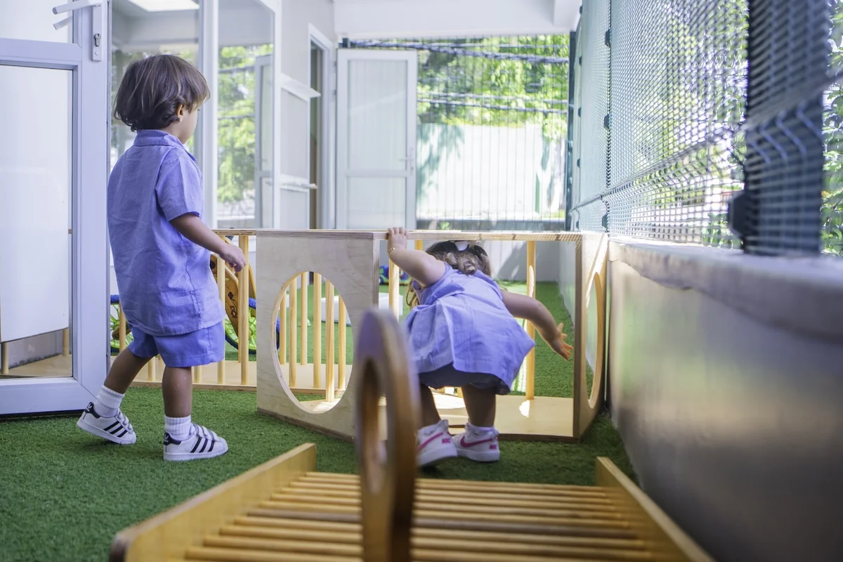 Sala de psicomotricidade da primeira infância