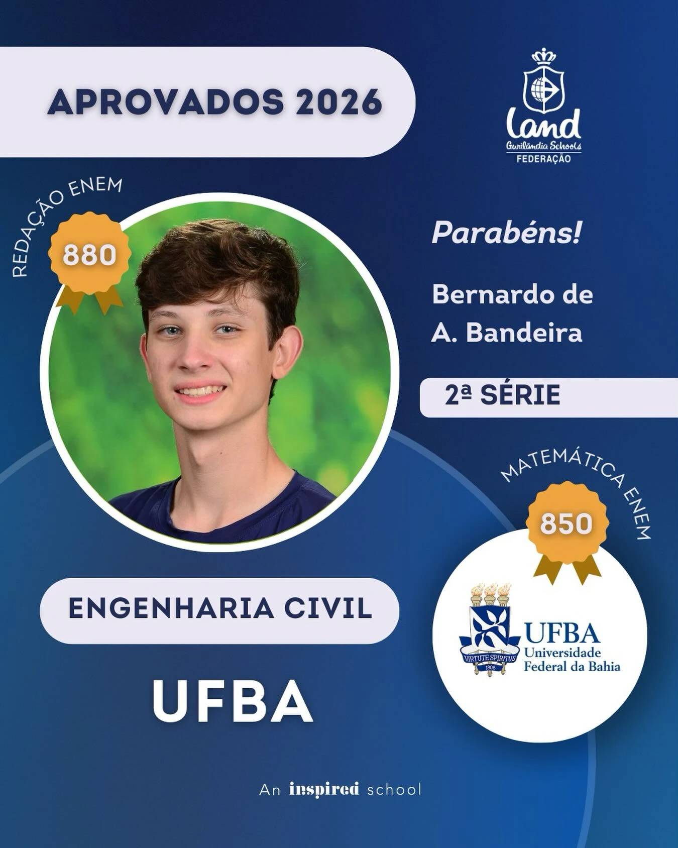 Bernardo de A. Bandeira — Engenharia Civil UFBA
