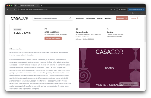 Marketing digital para eventos: como a CASACOR Bahia vendeu ingressos com ROAS de quase 12x (Cases de Marketing Digital )